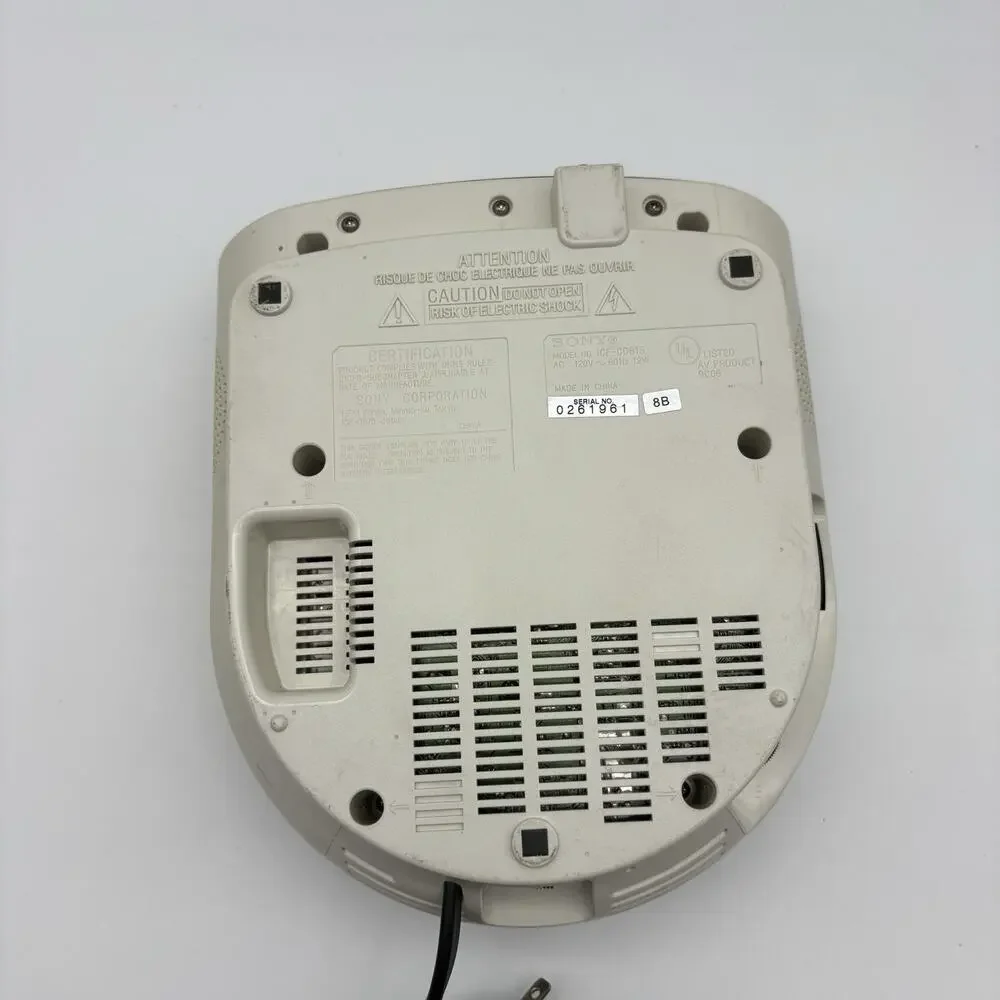 Sony Dream Machine CD Player Alarm Clock AM/FM Radio ICF-CD815 Tested Works
